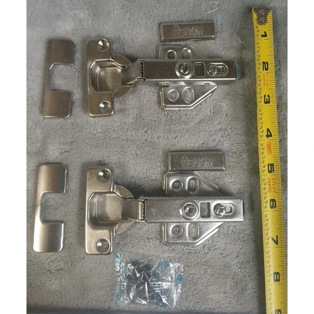 2 Pair KH Boom Soft Close‎ Cabinet Door Hinges 35mm B0979VWR READ SEE PHOTOS